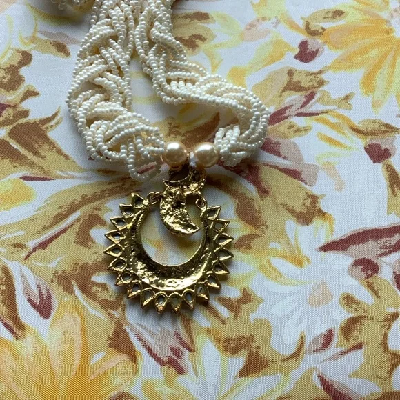 Peacock Pendant Necklace Set with Earrings - Picture 9 of 13